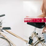 NLP book over bicycle seat as a simple life with presence