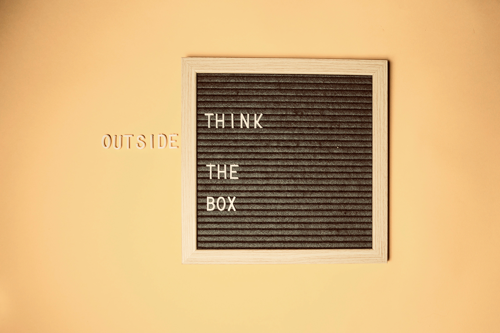 Think outside the box